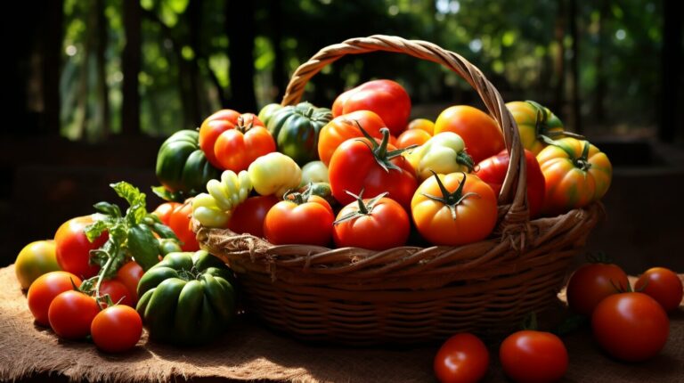 Salsa garden ingredients