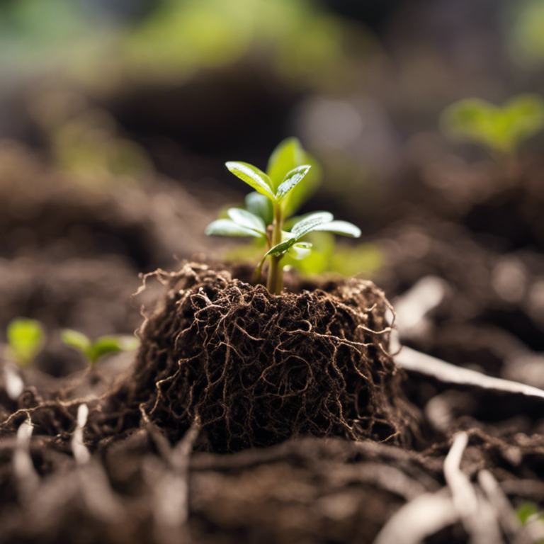 An image showcasing the detrimental effects of peat pots on root growth